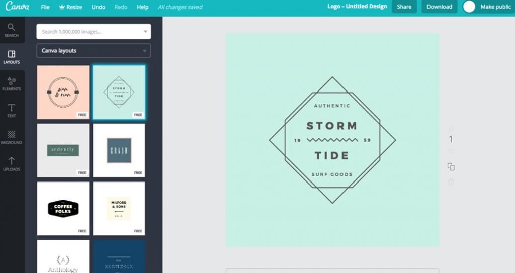 canva logo builder