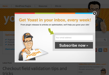 signup form