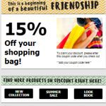 תבנית תודה והנחה