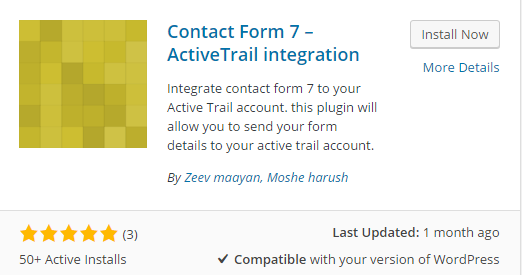 Contact Form 7 and ActiveTrail