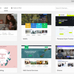 מבט על חלק מתבניות העיצוב שמציעה פלטפורמת וורדפרס לבעלי חנויות וירטואליות